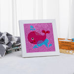 Pink Whale-DIY Diamond Painting