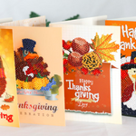 Diamond Painting Thanksgiving Cards-DIY Diamond Painting