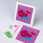 Pink Whale-DIY Diamond Painting