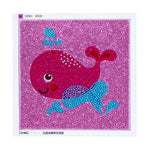 Pink Whale-DIY Diamond Painting
