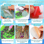Ocean Cup Mats Collection-DIY Diamond Painting