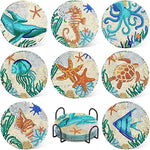 Ocean Cup Mats Collection-DIY Diamond Painting