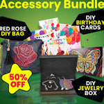 Accessory Bundle: DIY Bag +DIY Cards +DIY Jewelry Box-DIY Diamond Painting