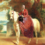 The Equestrian Lady-DIY Diamond Painting
