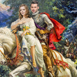 The Princess & Glorious Knight-DIY Diamond Painting