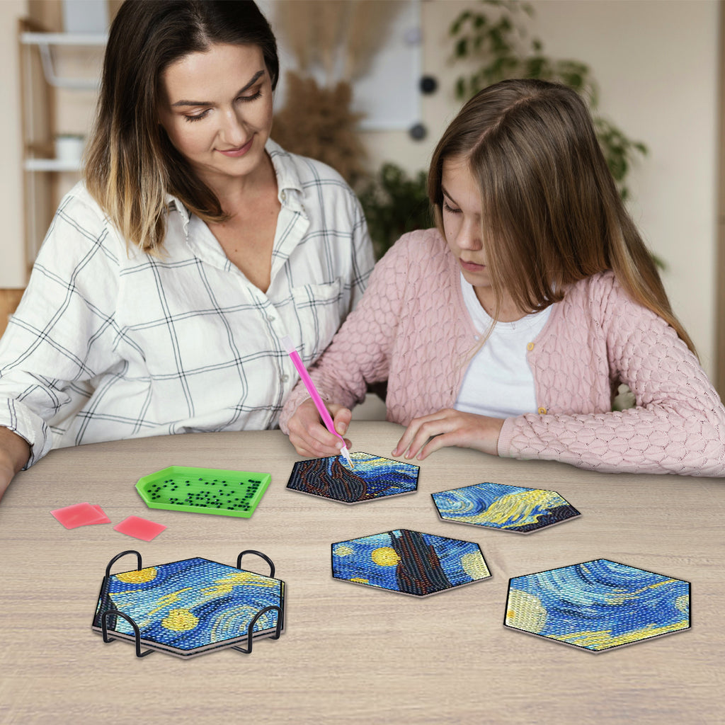 Diamond Painting Coasters Kit-DIY Diamond Painting