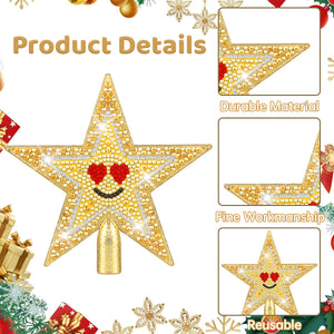 Christmas DIY Bundle: Santa Hat +Santa Socks +Tree Star-DIY Diamond Painting