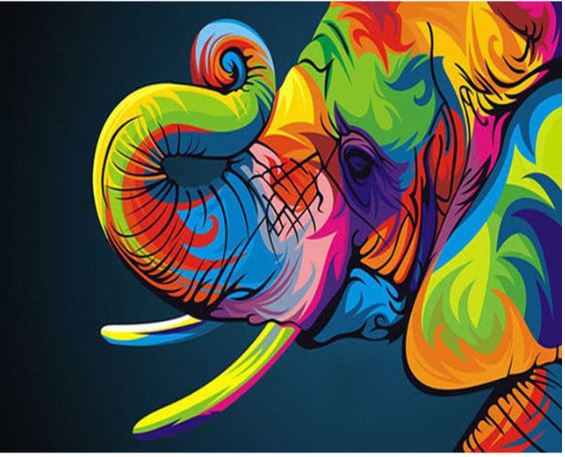 Colorful Elephant-DIY Diamond Painting