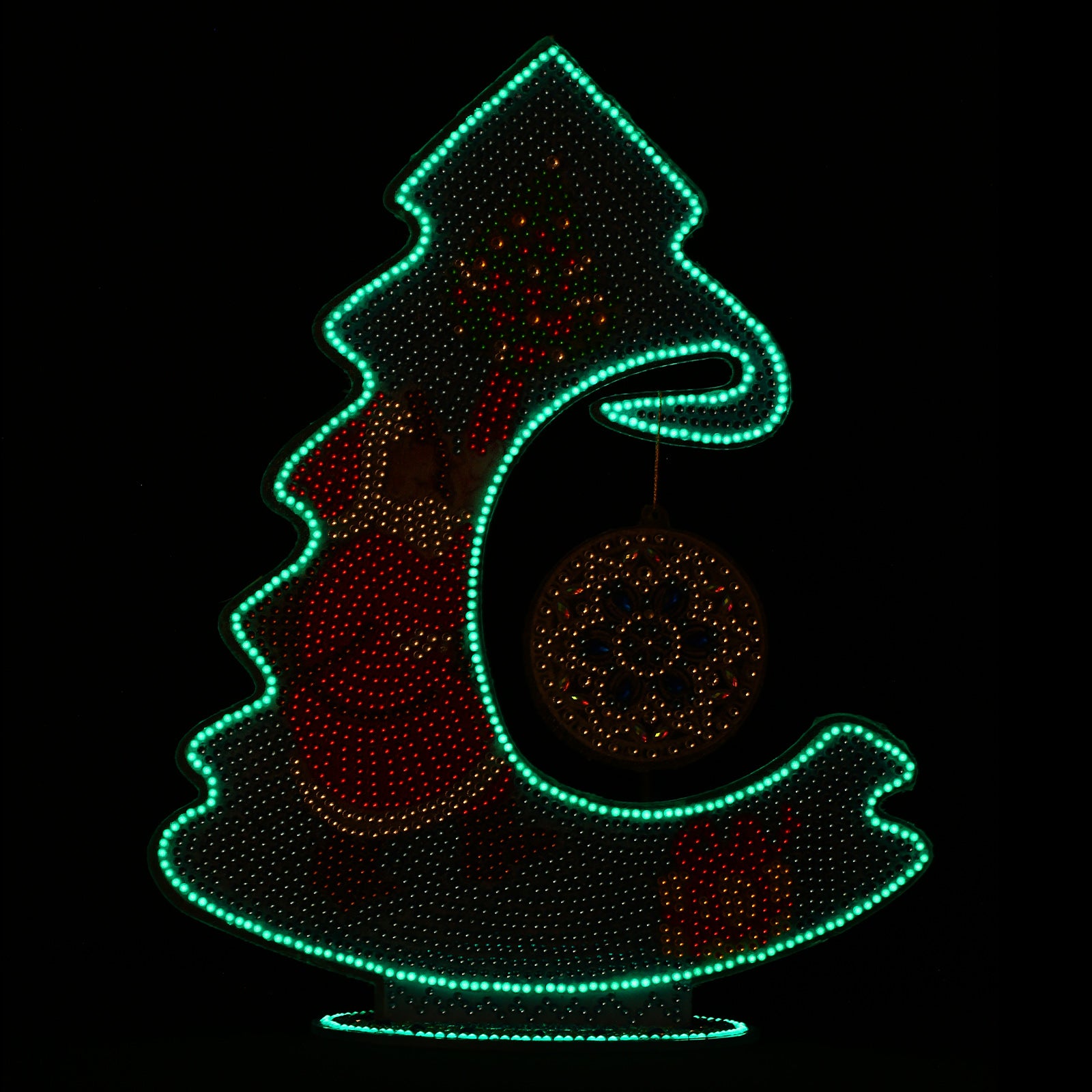Luminous Diamond Painting Christmas Ornament