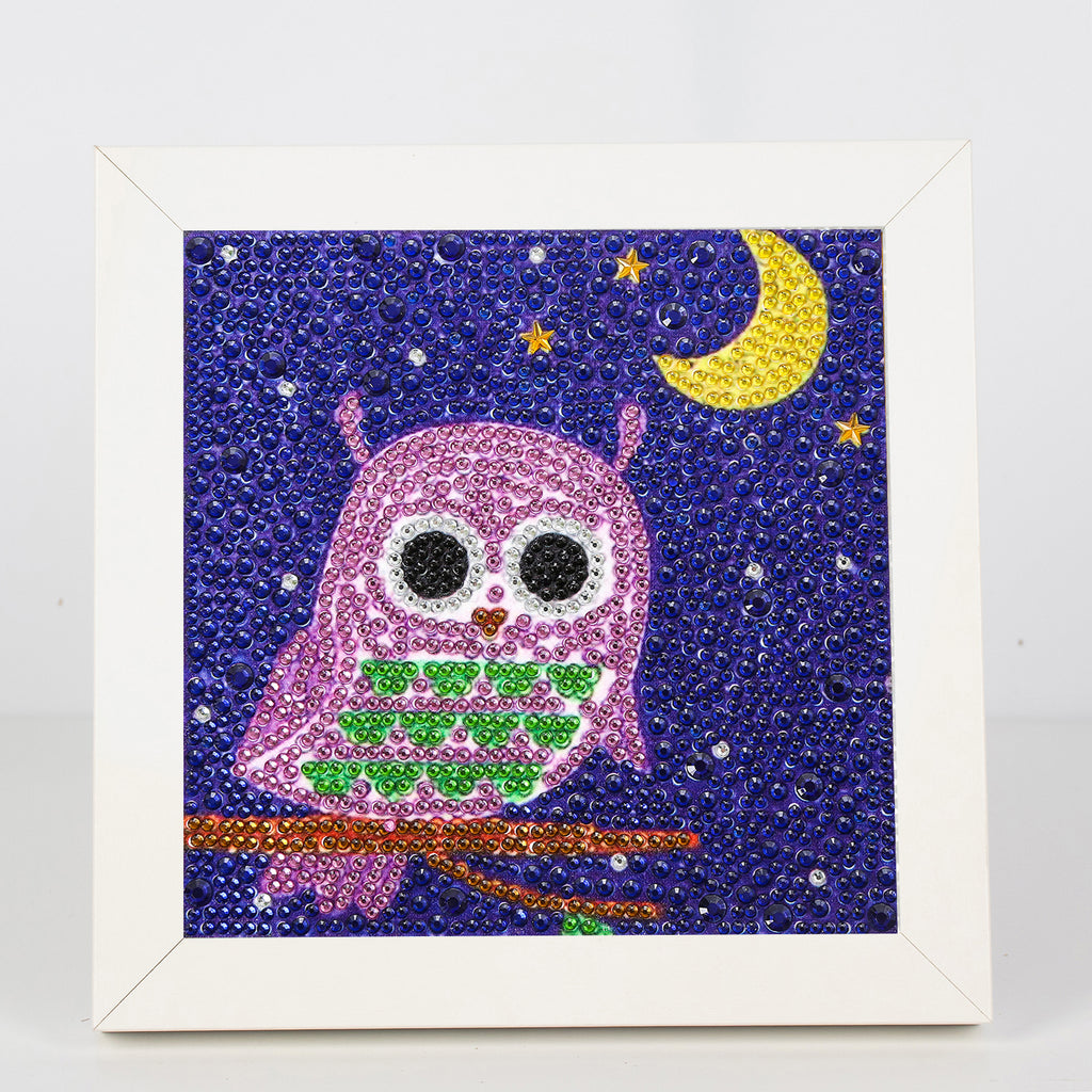 Owl In The Night-DIY Diamond Painting