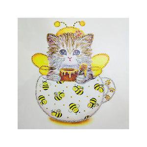 Teacup Cat-DIY Diamond Painting