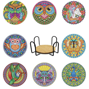 Animal Cup Mats Collection