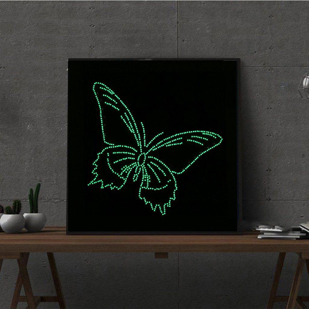 Glow in the Dark Butterfly-DIY Diamond Painting