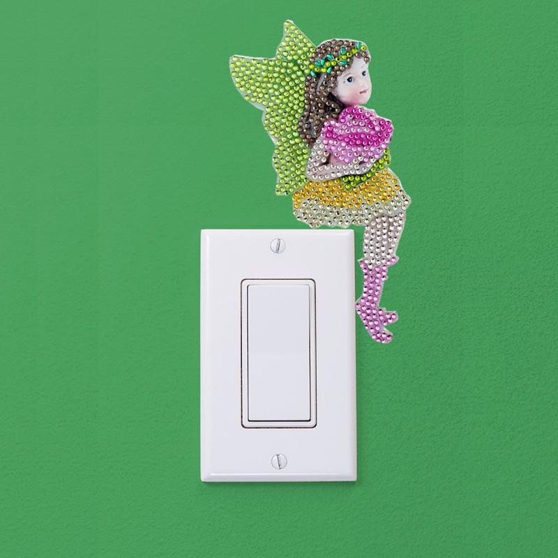Green Fairy Light Switch Sticker