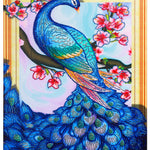 Blue Peacock-DIY Diamond Painting