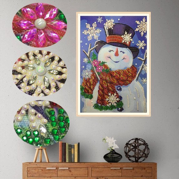 Christmas Snowman-DIY Diamond Painting