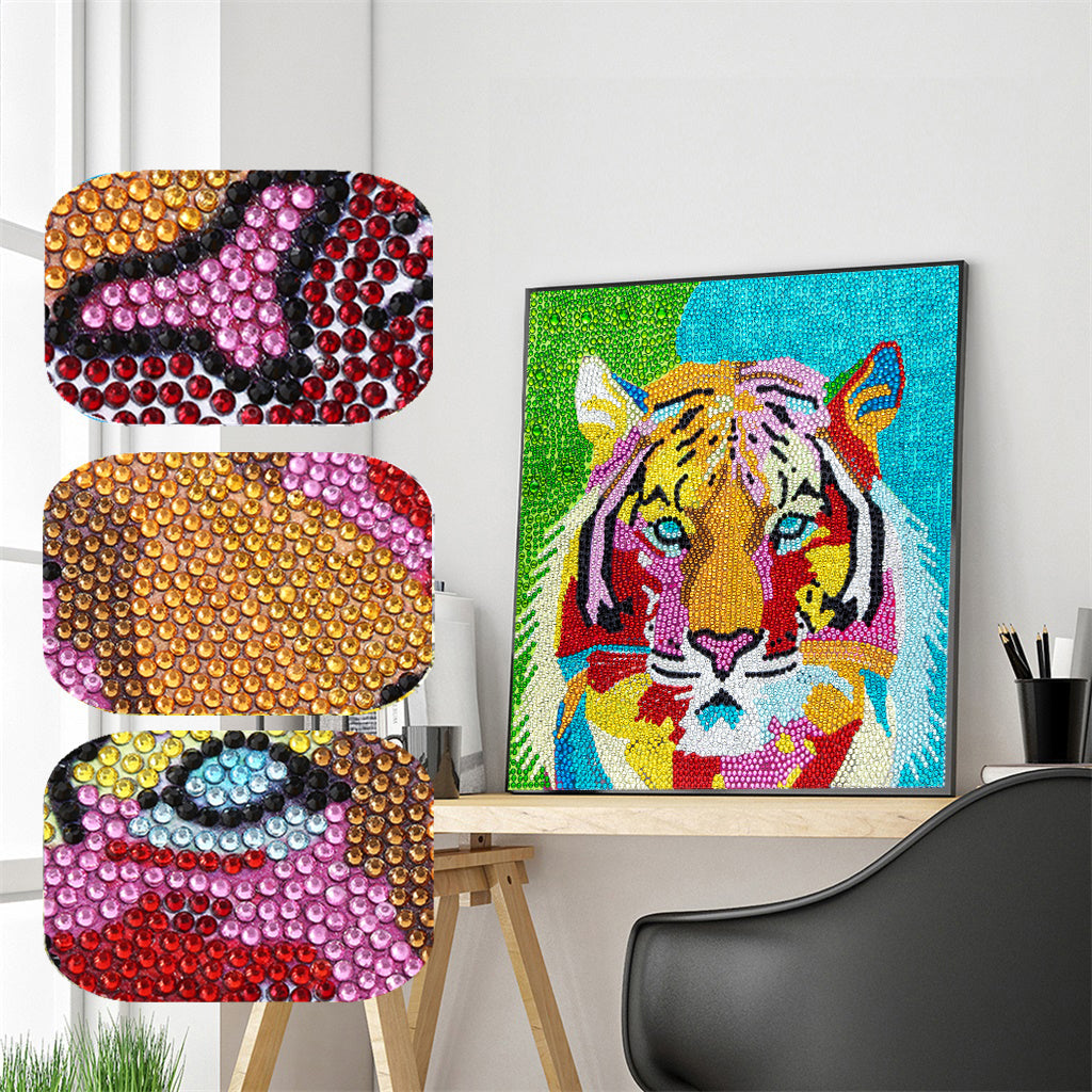 Colorful Tiger-DIY Diamond Painting