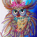 Vibrant Owl-DIY Diamond Painting