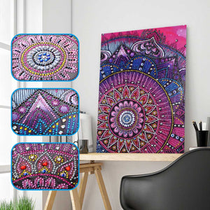 Beautiful Mandala Flower-DIY Diamond Painting