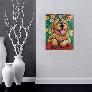 Cheerful Puppy-DIY Diamond Painting