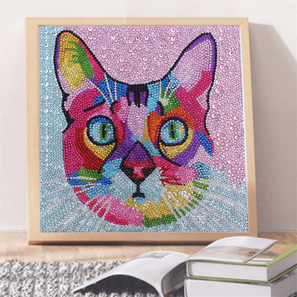 Colorful Cat-DIY Diamond Painting