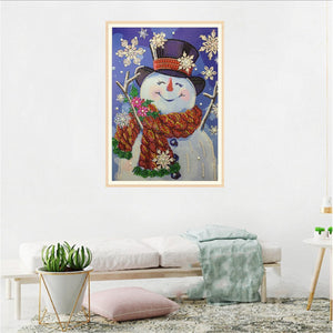 Christmas Snowman-DIY Diamond Painting