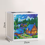 Folding Storage Box - Lake House-DIY Diamond Painting