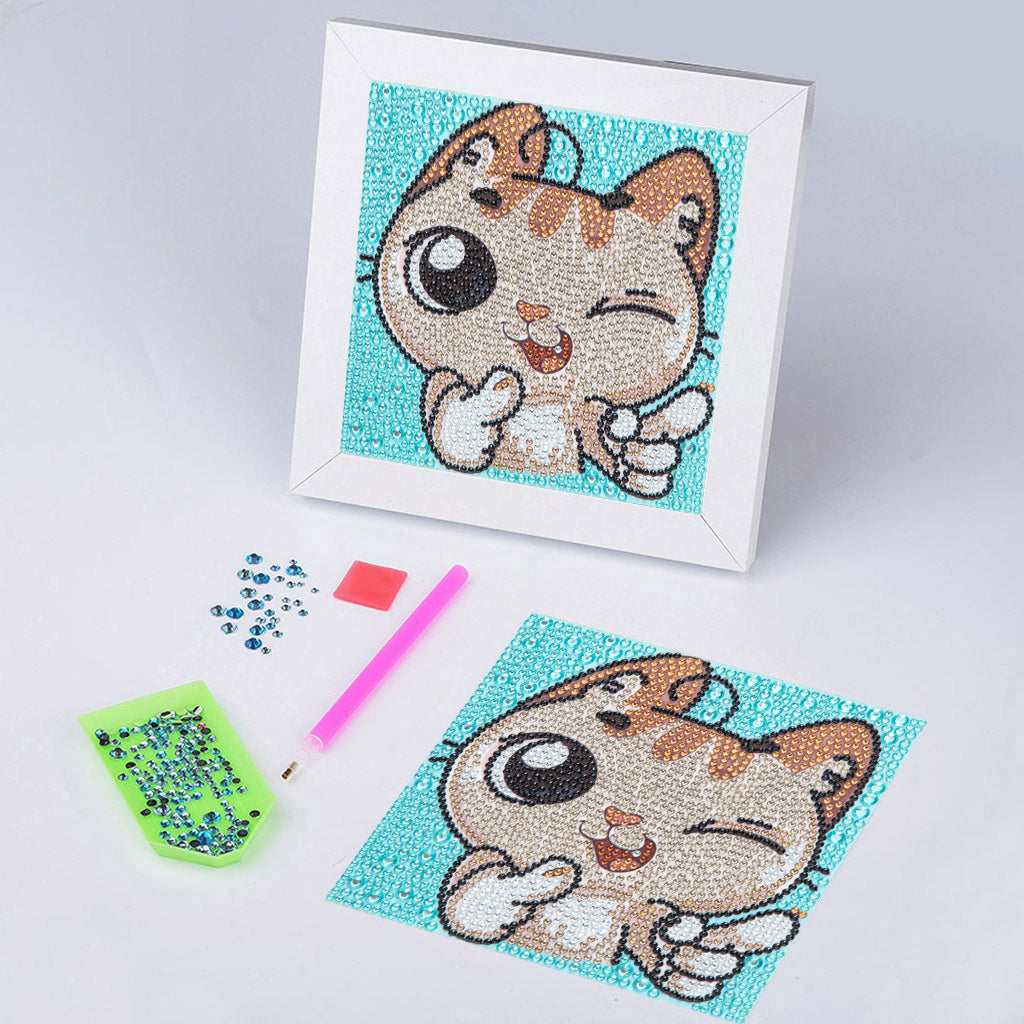 Happy Cat-DIY Diamond Painting