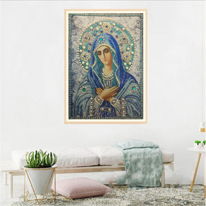 Beautiful Mother Mary-DIY Diamond Painting