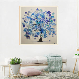 Blue Tree-DIY Diamond Painting