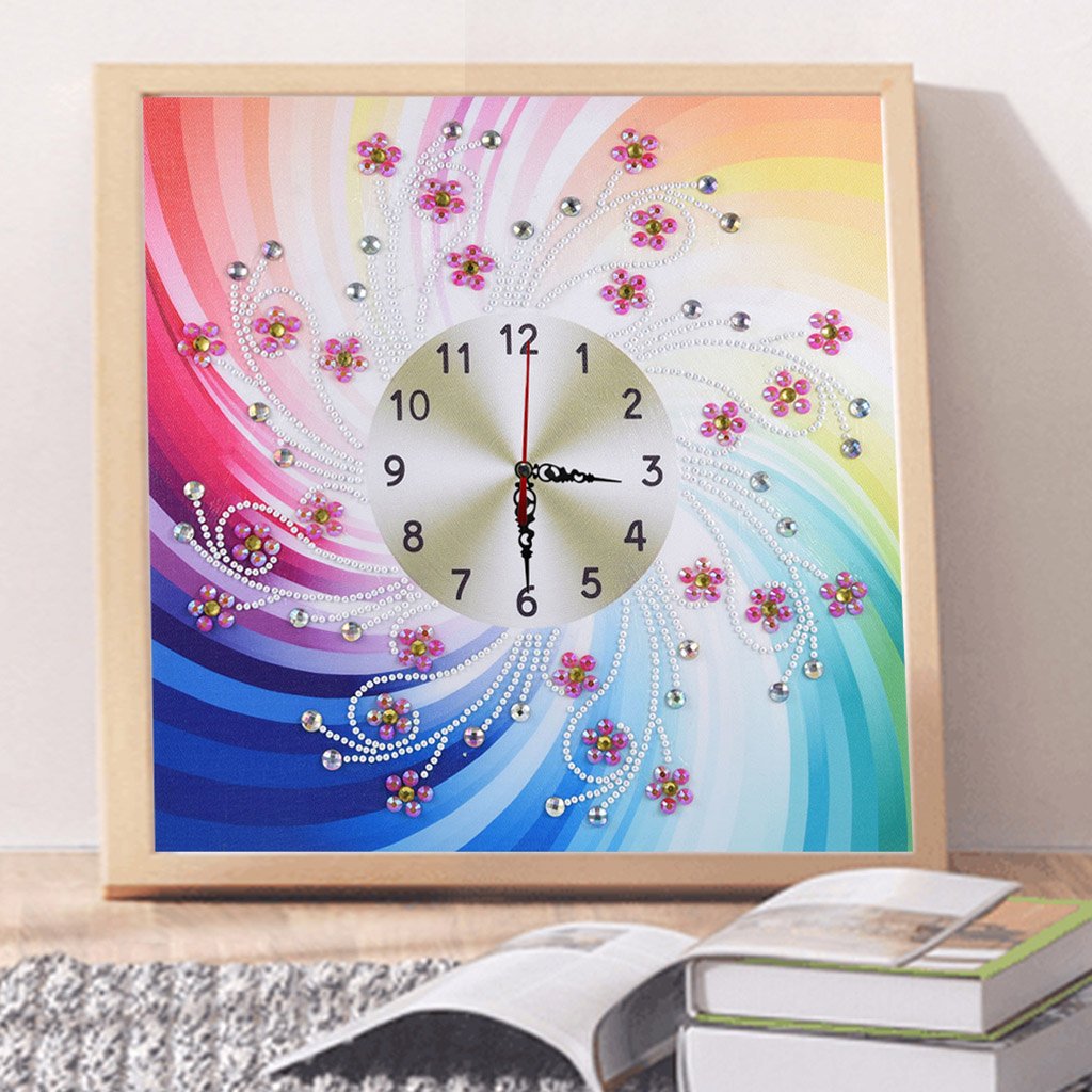Diamond Painting Clock Kits 5D Diamond Painting Wall Clock Art Craft,DIY
