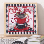 Coffee Time Cups-DIY Diamond Painting