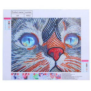Vibrant Cat Eyes-DIY Diamond Painting