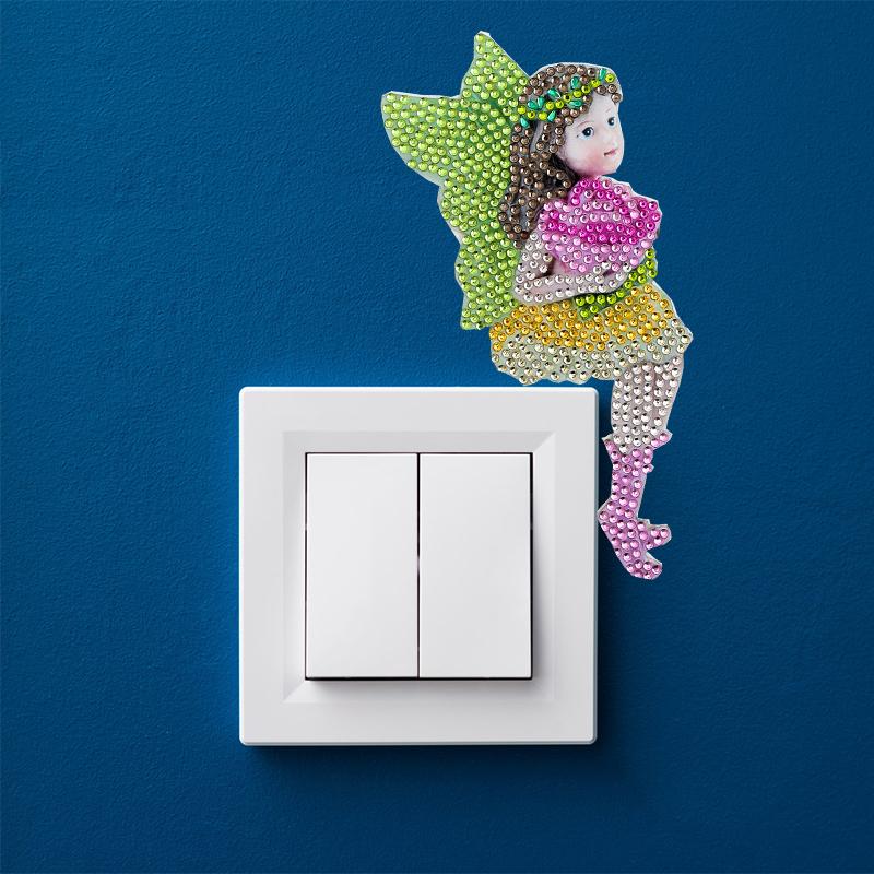 Green Fairy Light Switch Sticker-DIY Diamond Painting