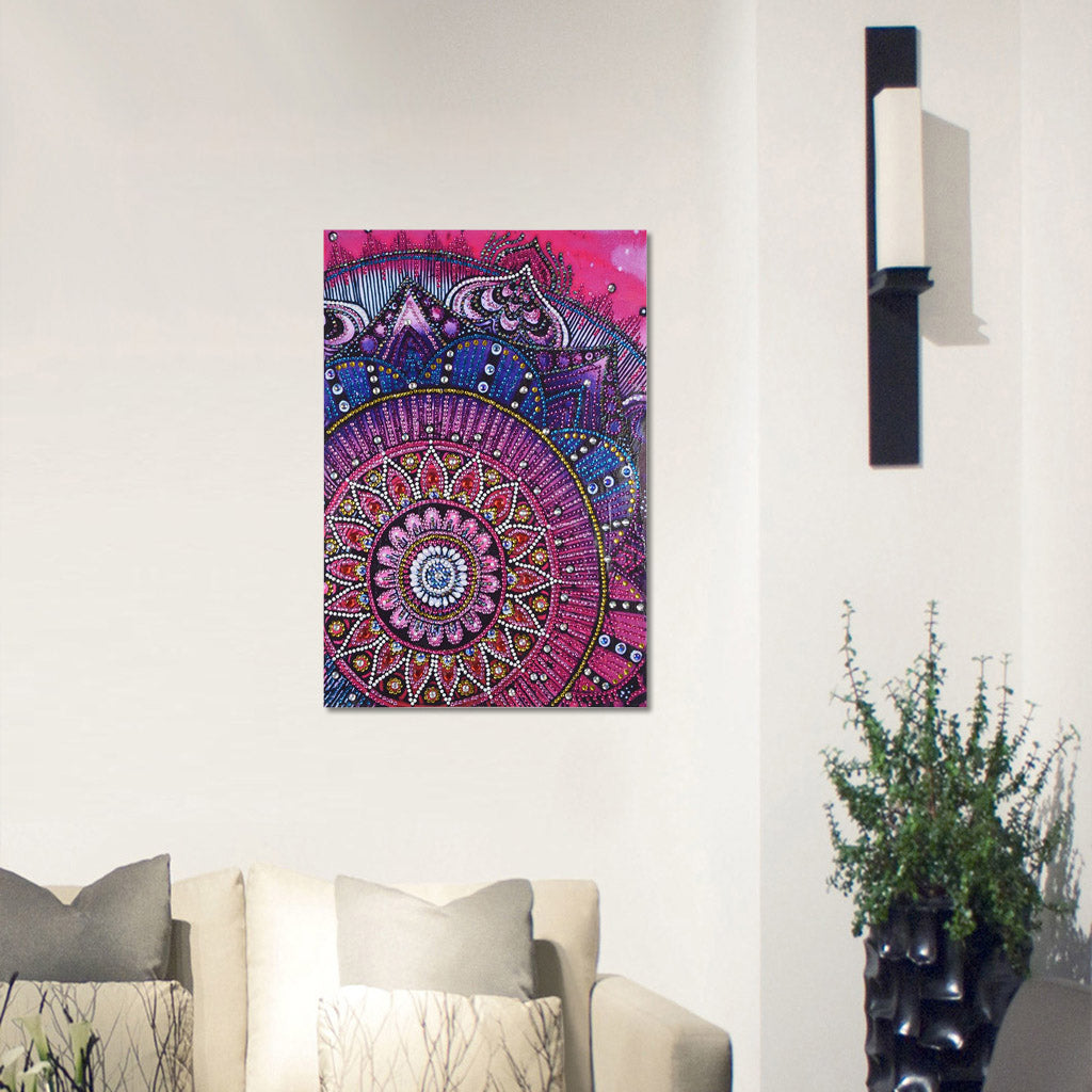 Beautiful Mandala Flower-DIY Diamond Painting