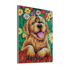 Cheerful Puppy-DIY Diamond Painting