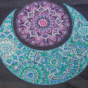Crescent Moon Mandala-DIY Diamond Painting