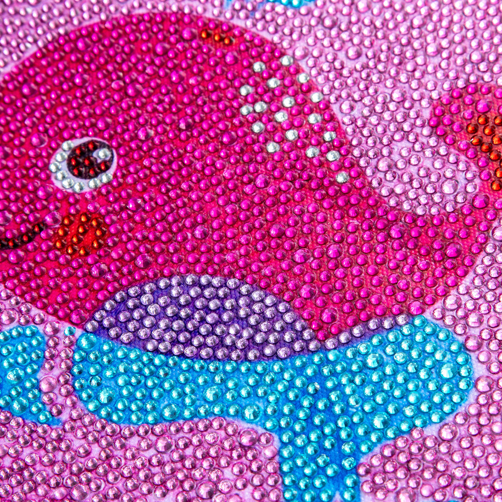 Pink Whale-DIY Diamond Painting