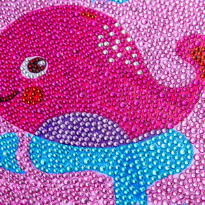 Pink Whale-DIY Diamond Painting