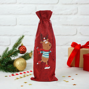 Christmas Bottle Wrap-DIY Diamond Painting