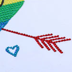 Love Rainbow Heart-DIY Diamond Painting