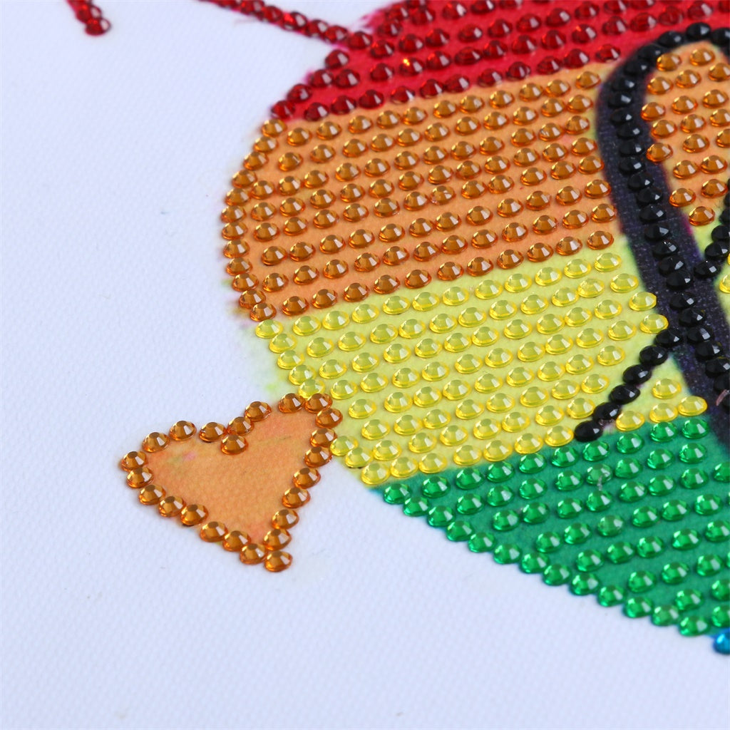 Love Rainbow Heart-DIY Diamond Painting