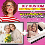 Custom DIY Diamond Photo with a Wooden Frame-DIY Diamond Painting