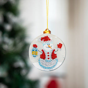 Christmas Snowman Hanging Decoration Set