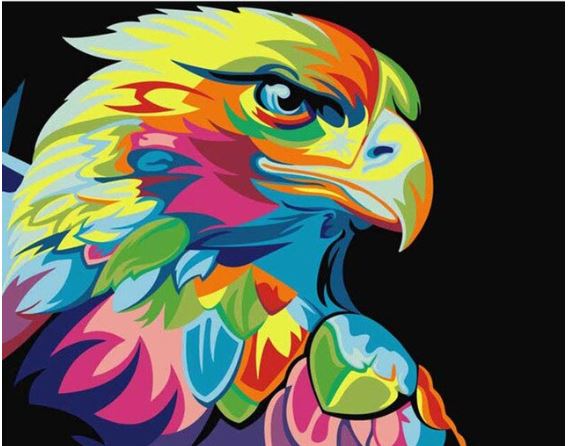 Colorful Eagle-DIY Diamond Painting