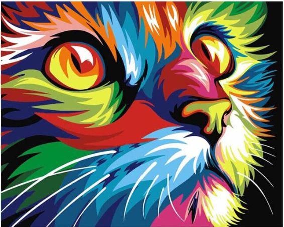 Colorful Cat-DIY Diamond Painting