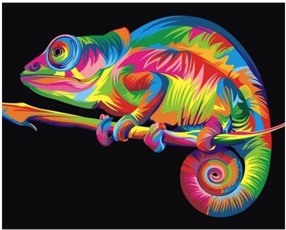 Coloful Cameleon-DIY Diamond Painting