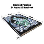 Emerald Peacock Diamond Painting Notebook-DIY Diamond Painting