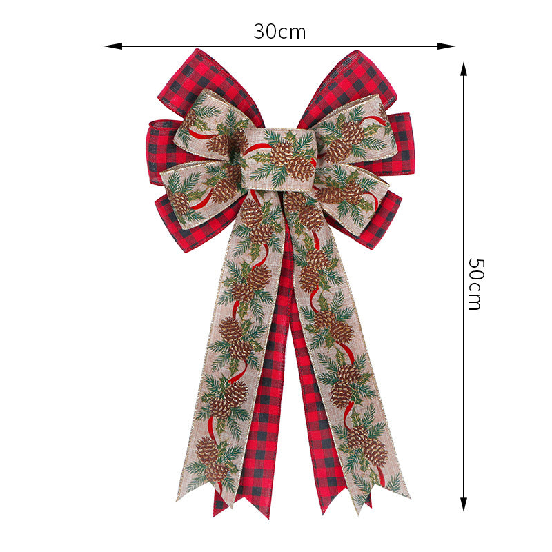 XL Size Christmas Ribbon Bow