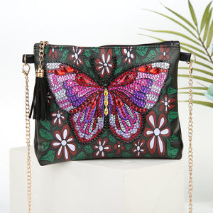 Pavon Butterfly DIY Diamond Painting Handbag